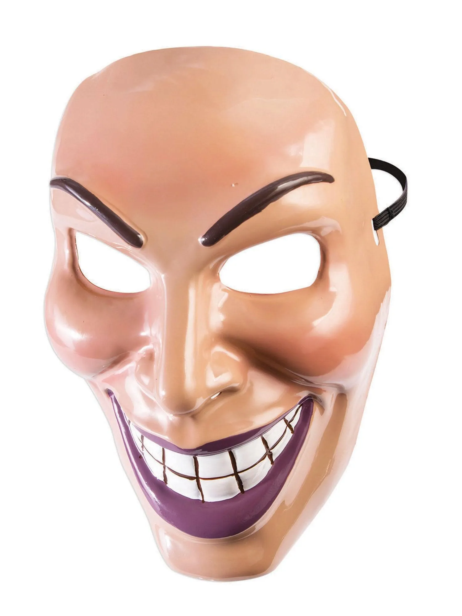 Black Dracula Cape, Male Evil Grin Face Mask, and Reaper Scythe Costume Set - Halloween Dracula Costume