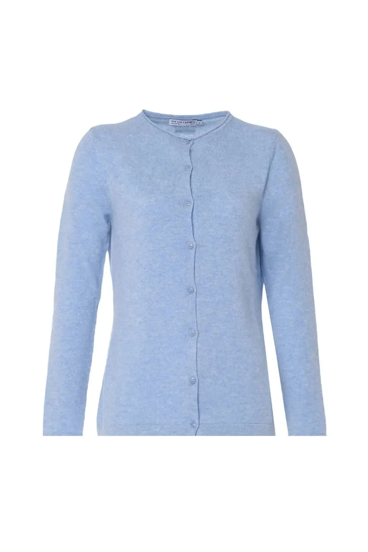 Blue Pure Cashmere Women's Cardigan