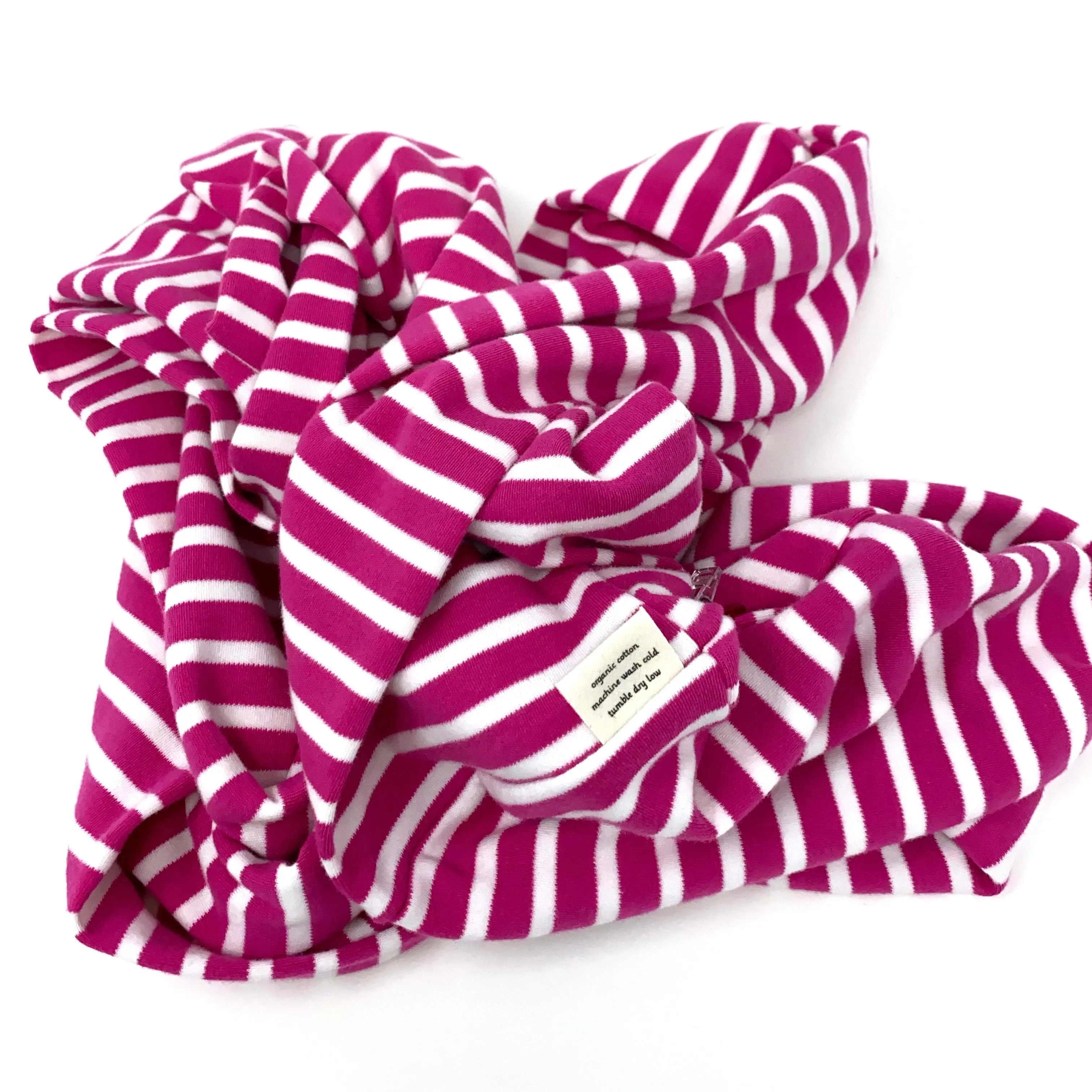 Infinity Scarf Pink Stripes