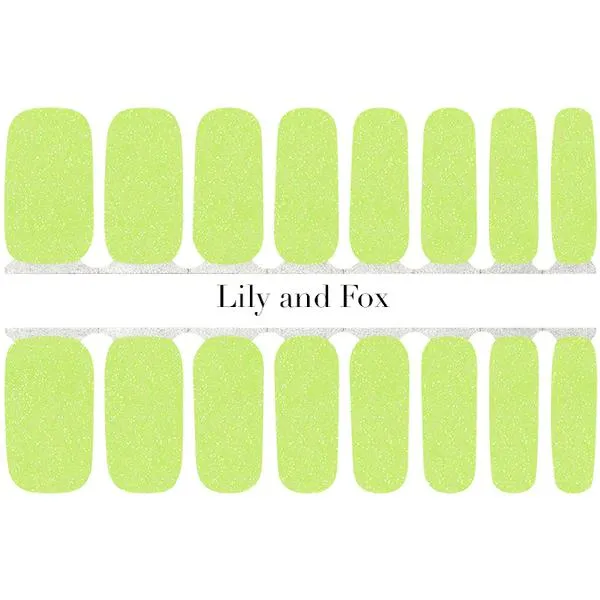 Lily and Fox - Nail Wrap - Apple Martini (Translucent)