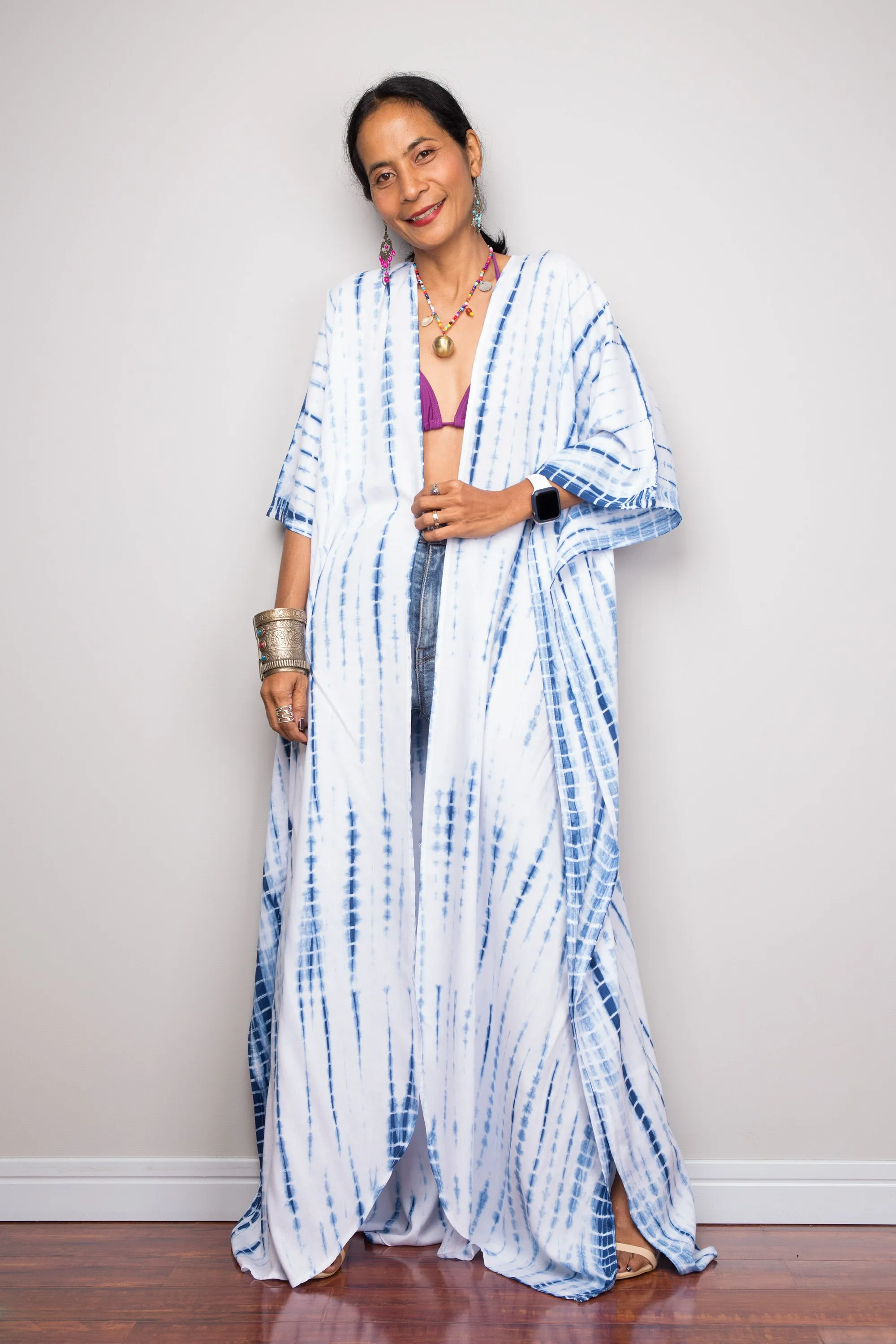 Tie Dye Robe Kimono