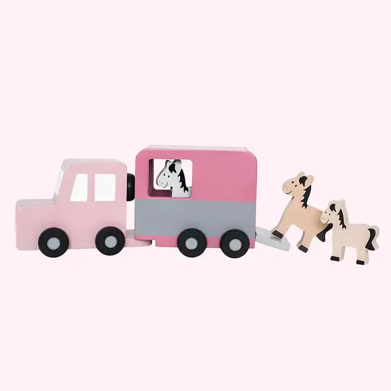 Wooden Horse Trailer Truck