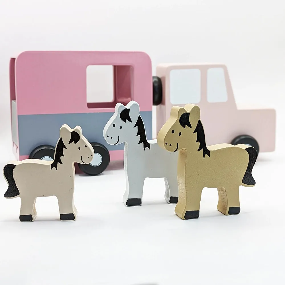 Wooden Horse Trailer Truck