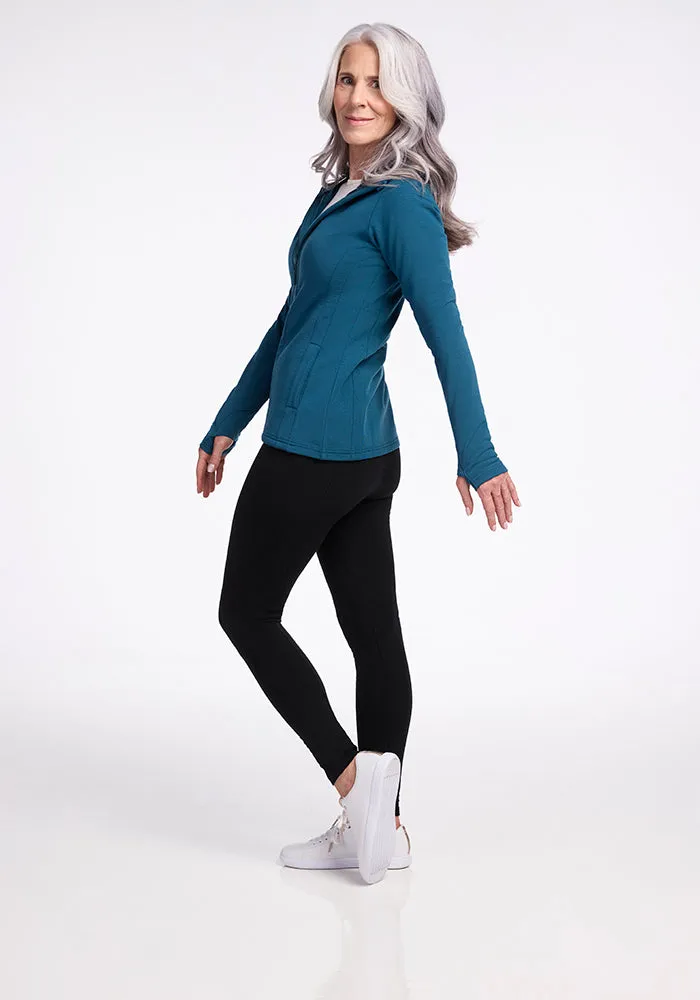 Zoey Zip Up Hoodie • Final Sale Deals! - Real Teal