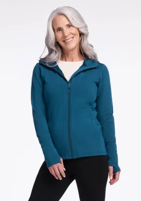 Zoey Zip Up Hoodie • Final Sale Deals! - Real Teal