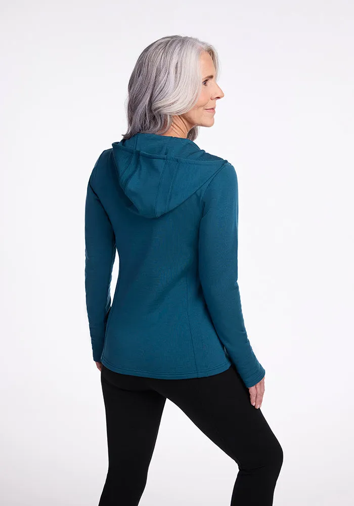 Zoey Zip Up Hoodie • Final Sale Deals! - Real Teal